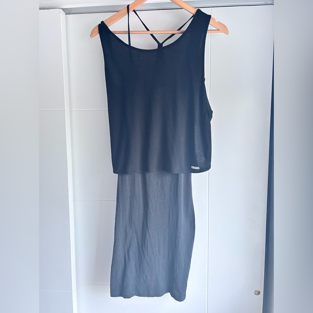 Bench Black Relaxed Fit layered Dress